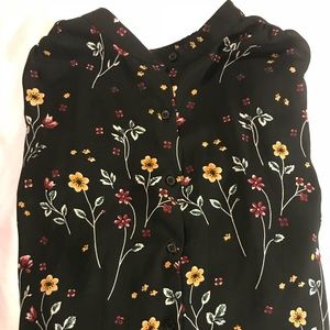 Delicate Wild Flowers Blouse